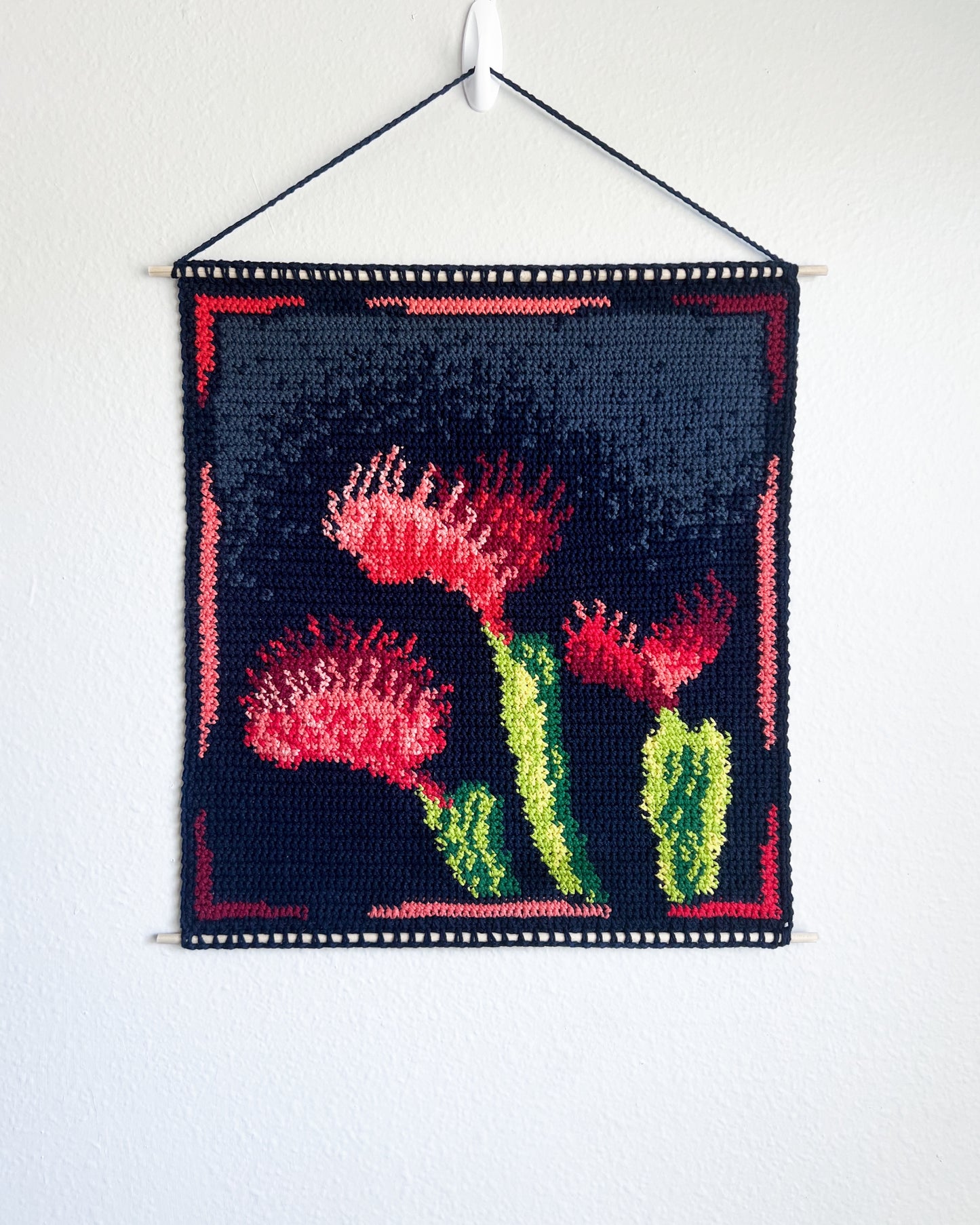 Venus Fly Trap tapestry pattern
