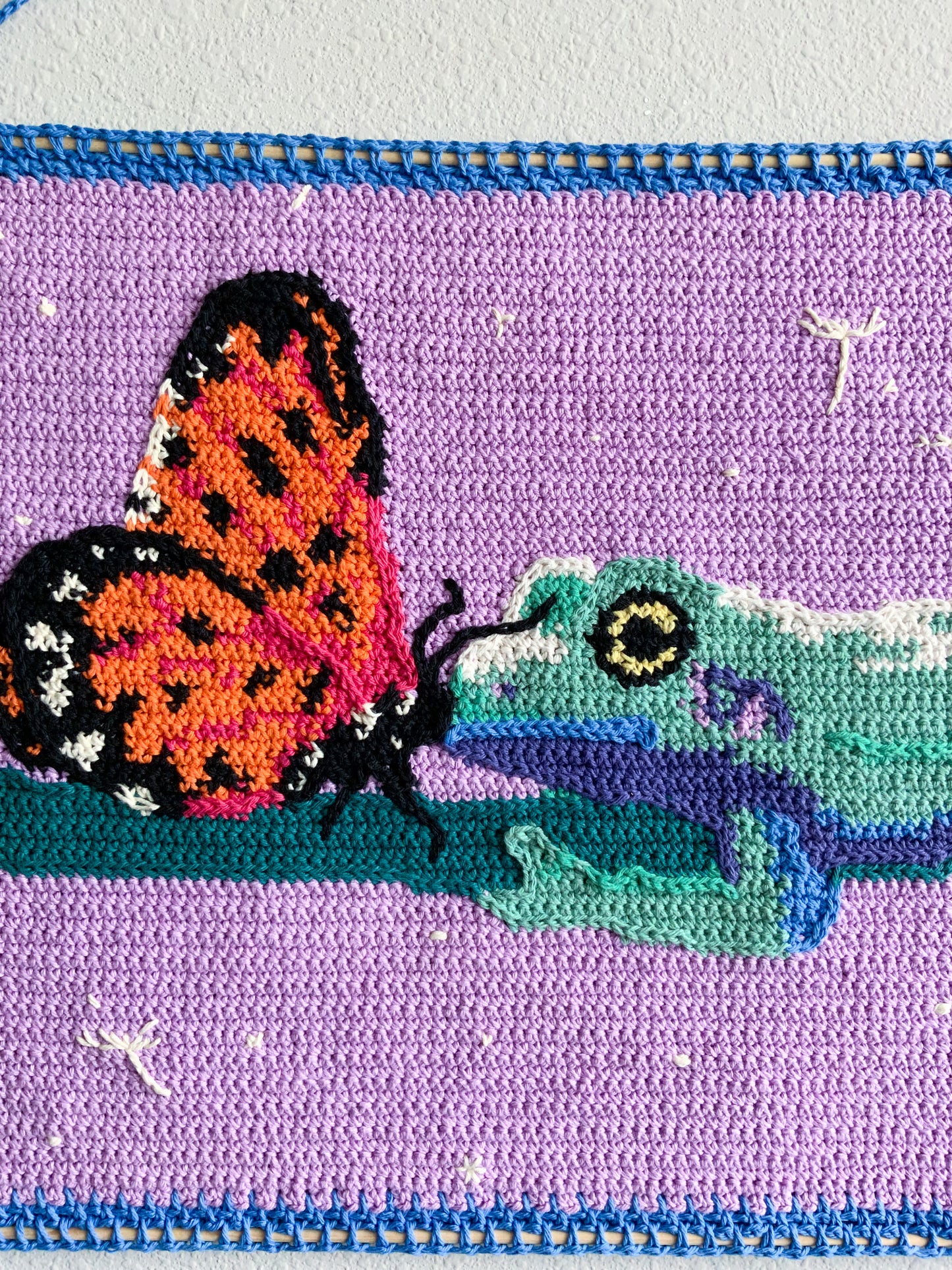 Butterfly & the Frog Pattern