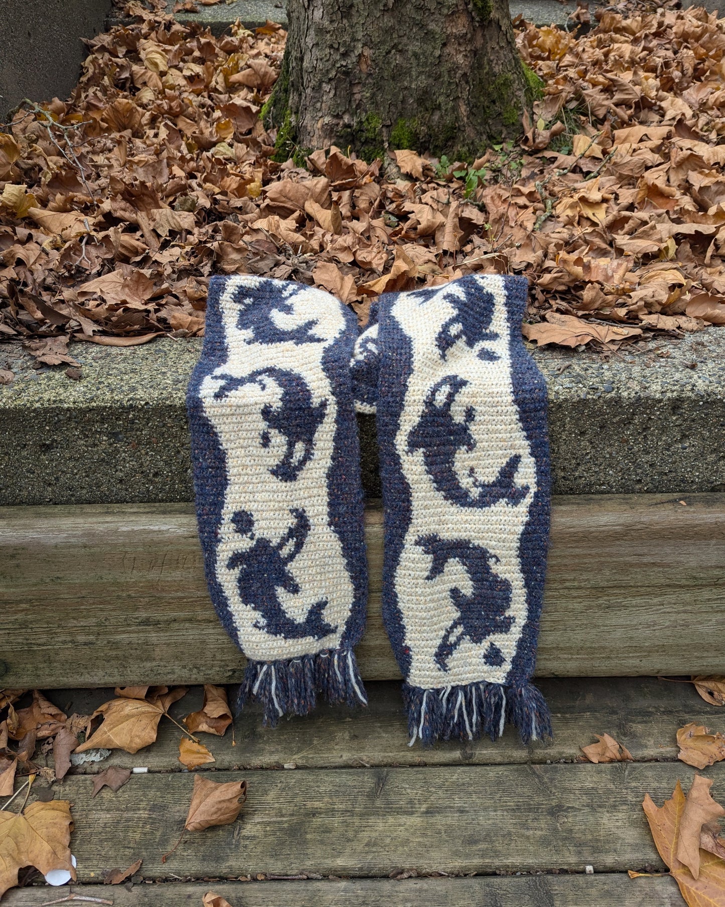 Orca Scarf pattern