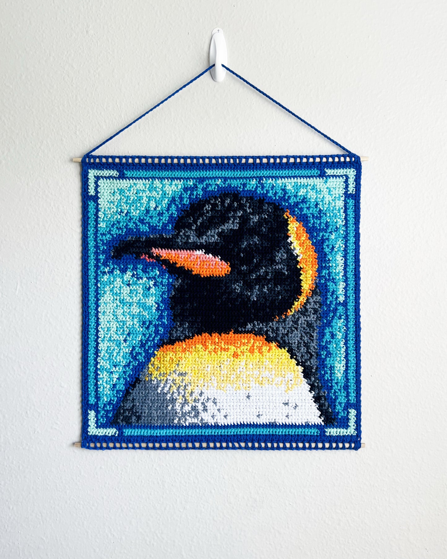 King Penguin tapestry pattern