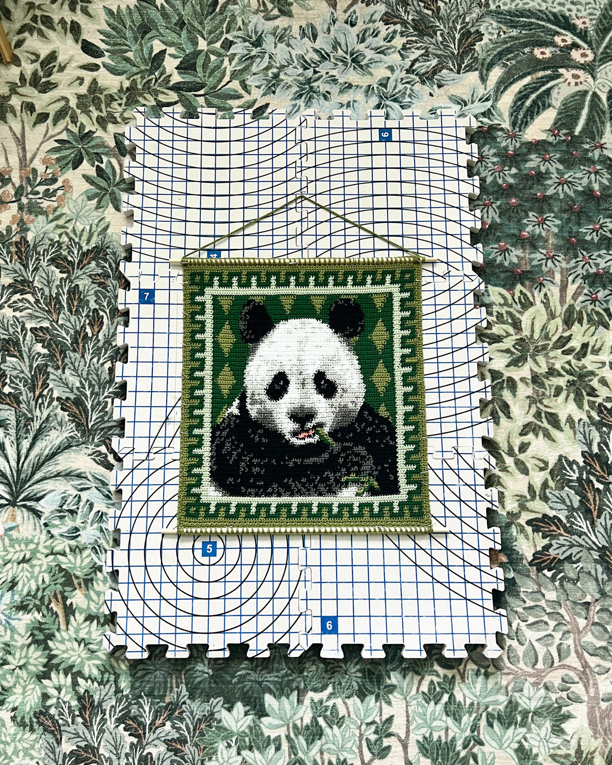 Giant Panda tapestry pattern