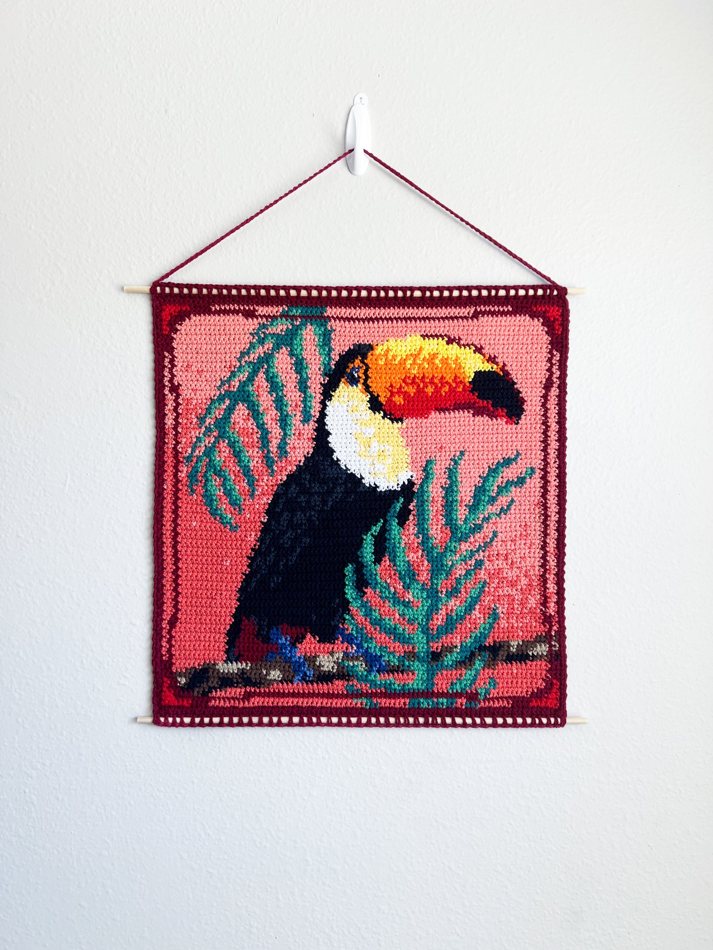 Toco Toucan tapestry pattern