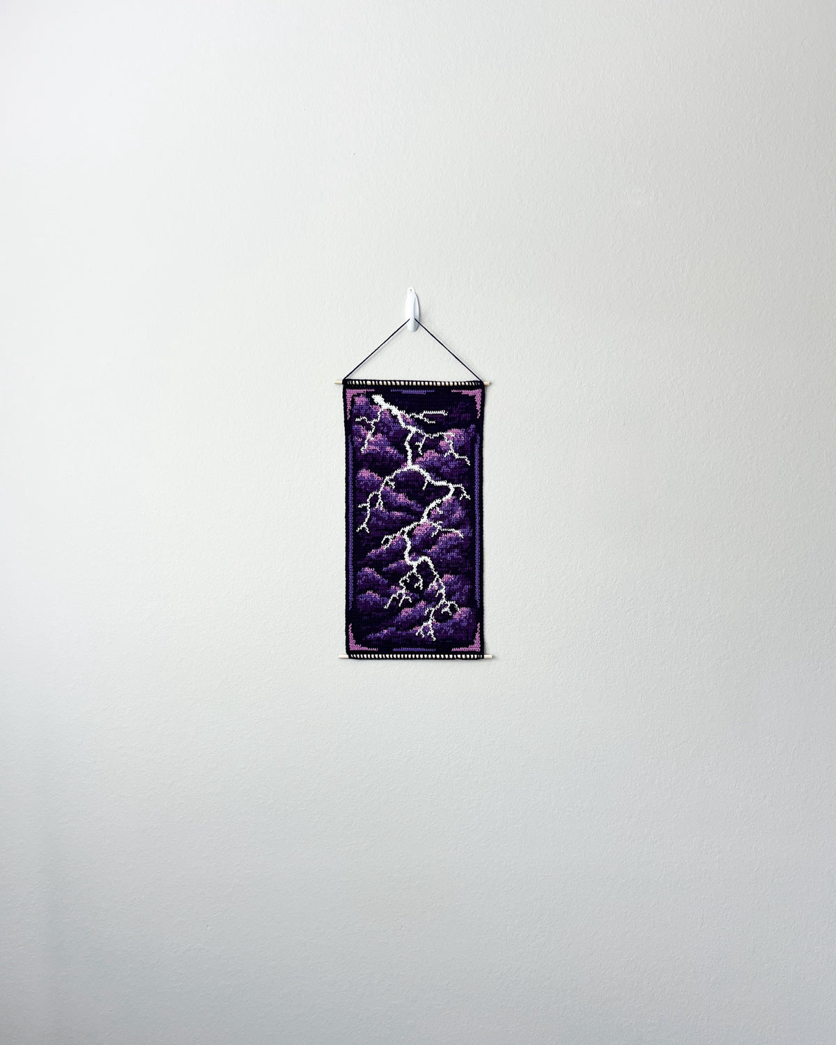Purple Lightning tapestry pattern