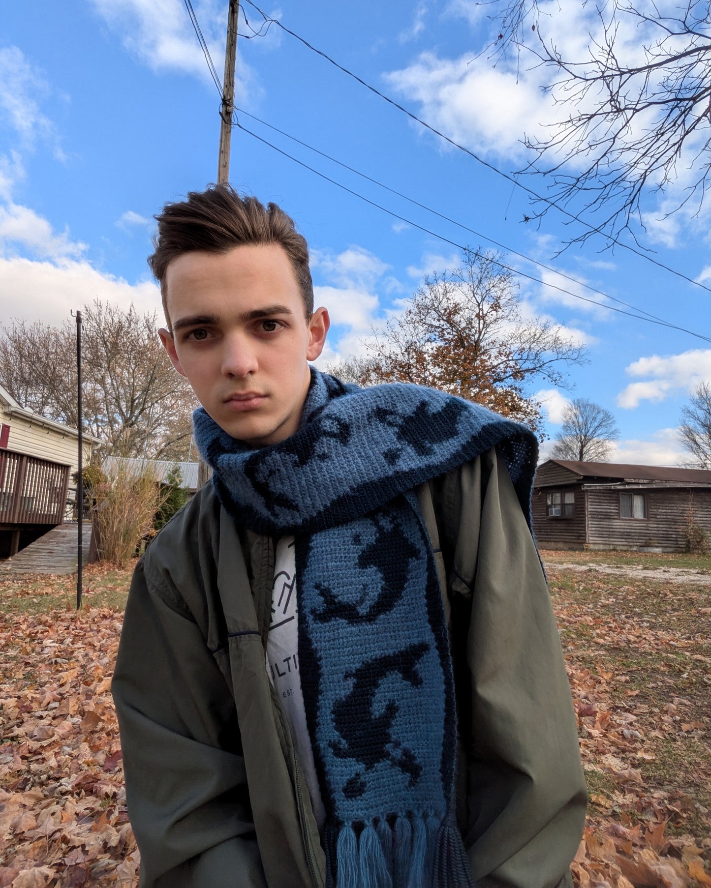 Orca Scarf pattern
