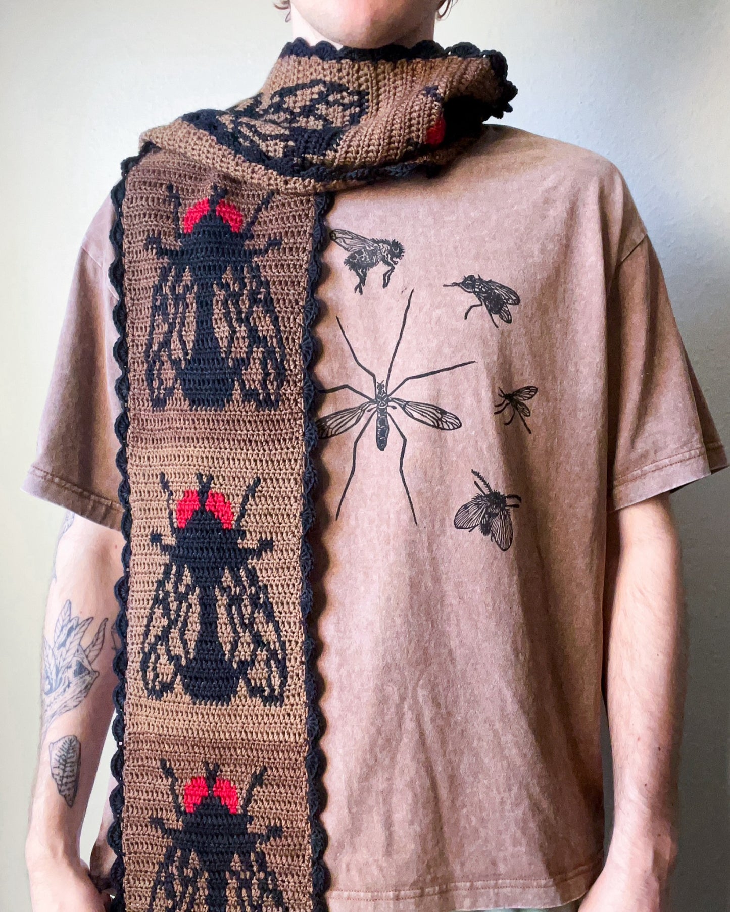 Fly Scarf pattern