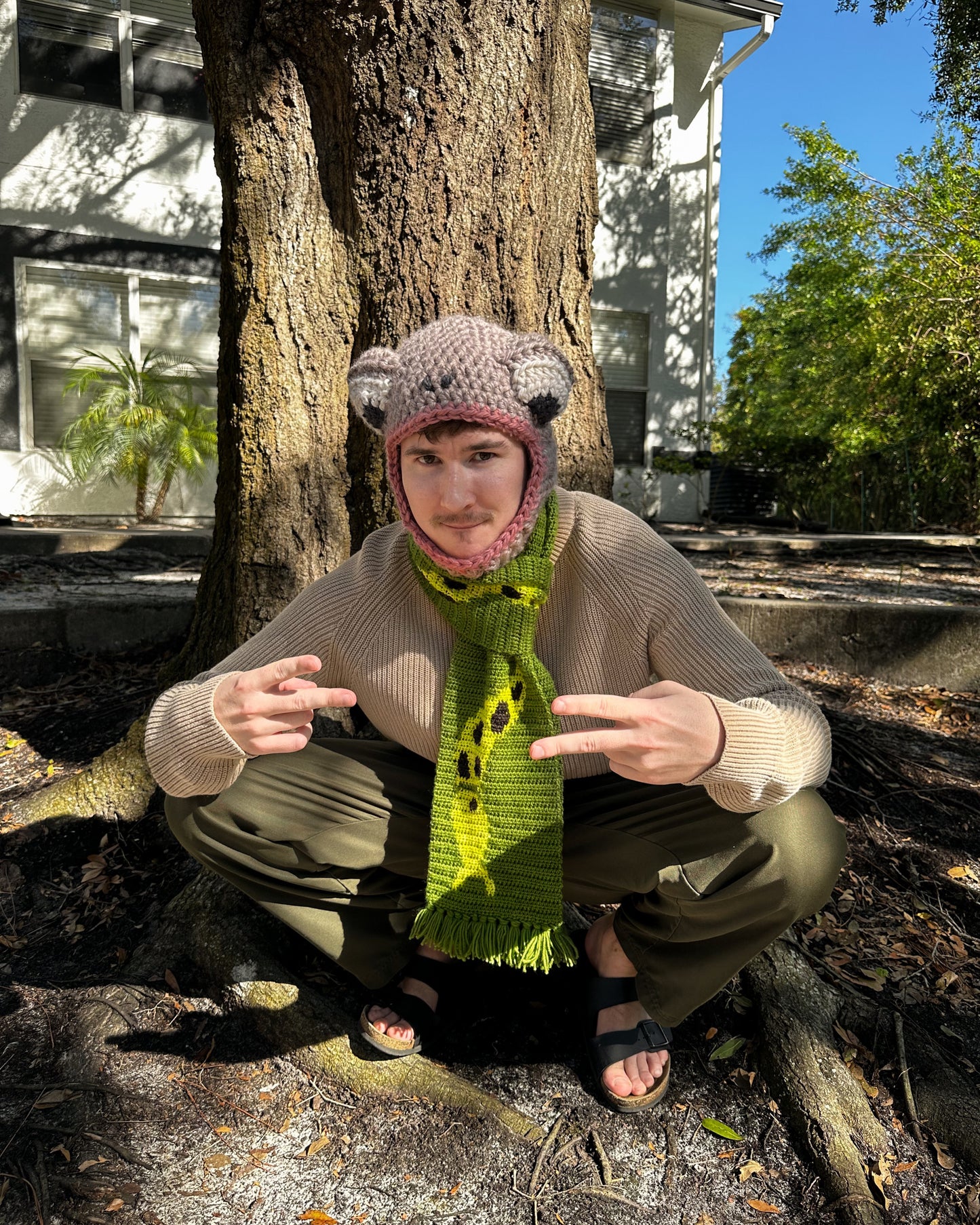 Slug Scarf pattern