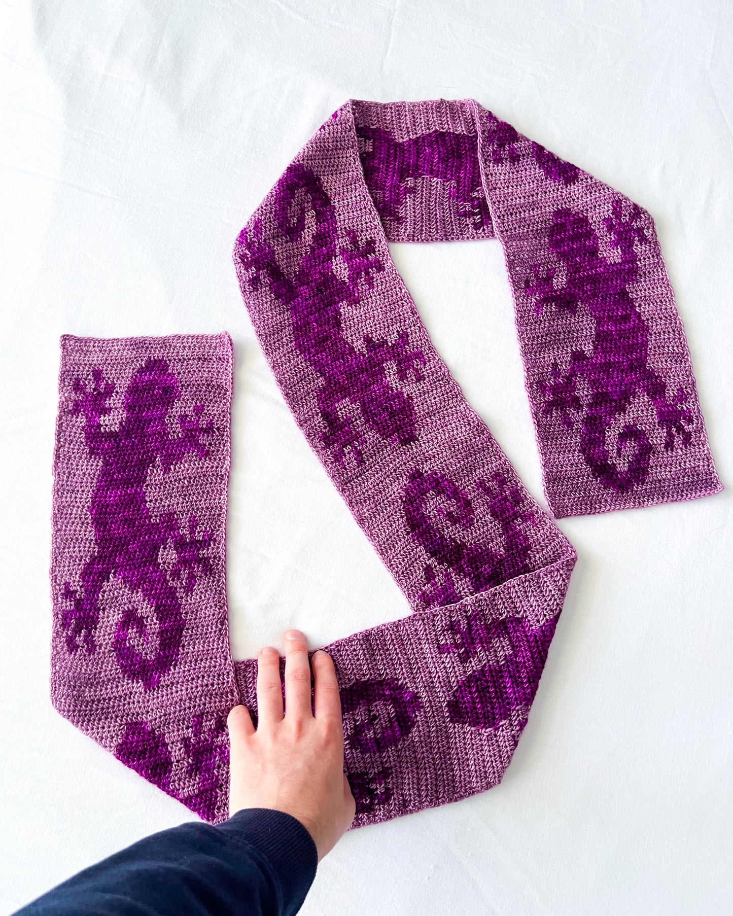 Gecko scarf Pattern