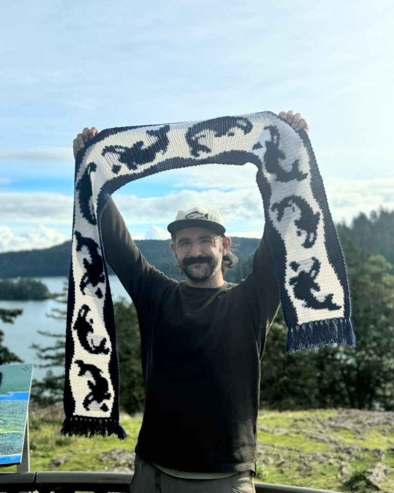 Orca Scarf pattern