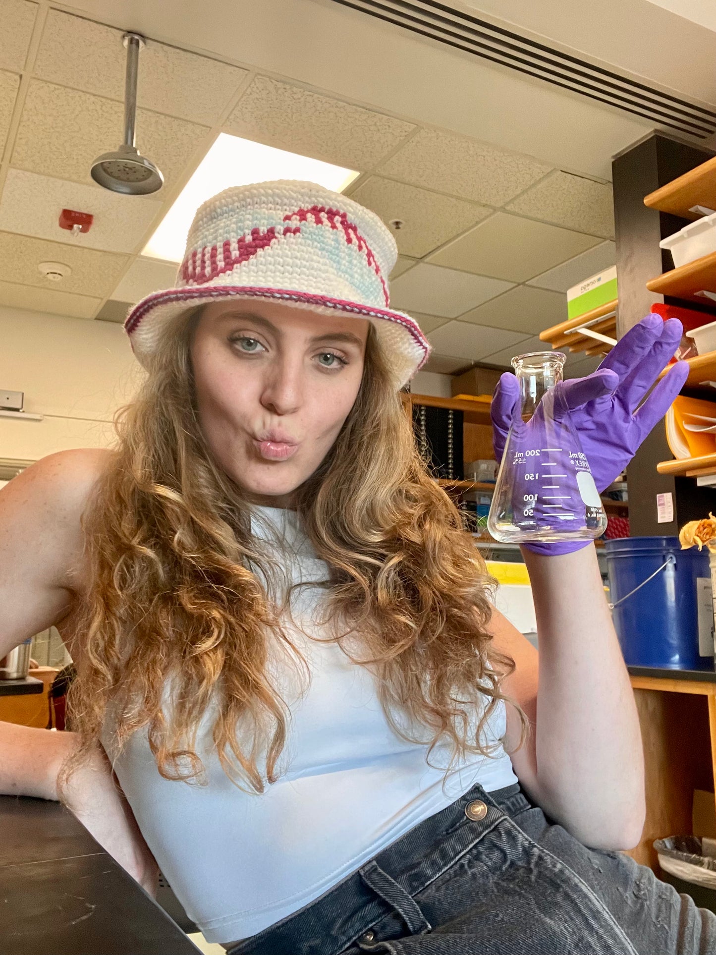 DNA bucket hat pattern
