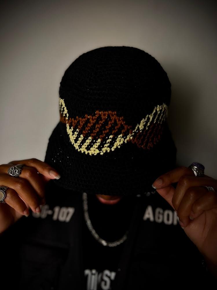 DNA bucket hat pattern