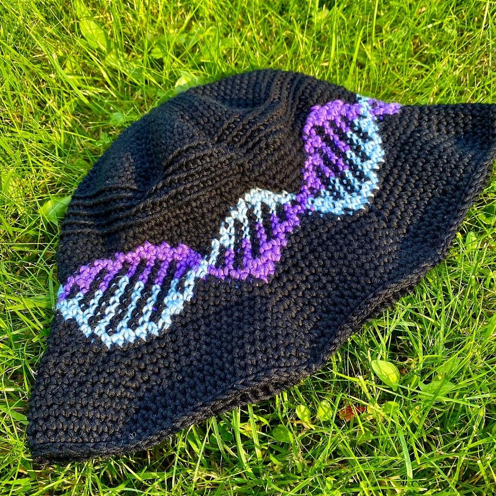 DNA bucket hat pattern