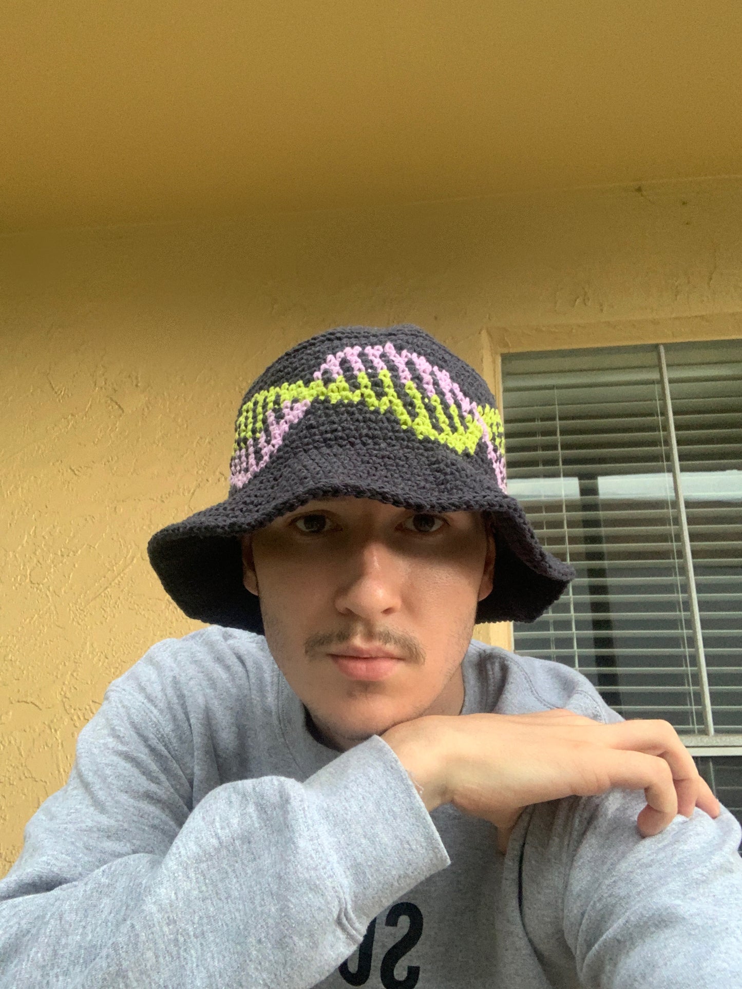 DNA bucket hat pattern