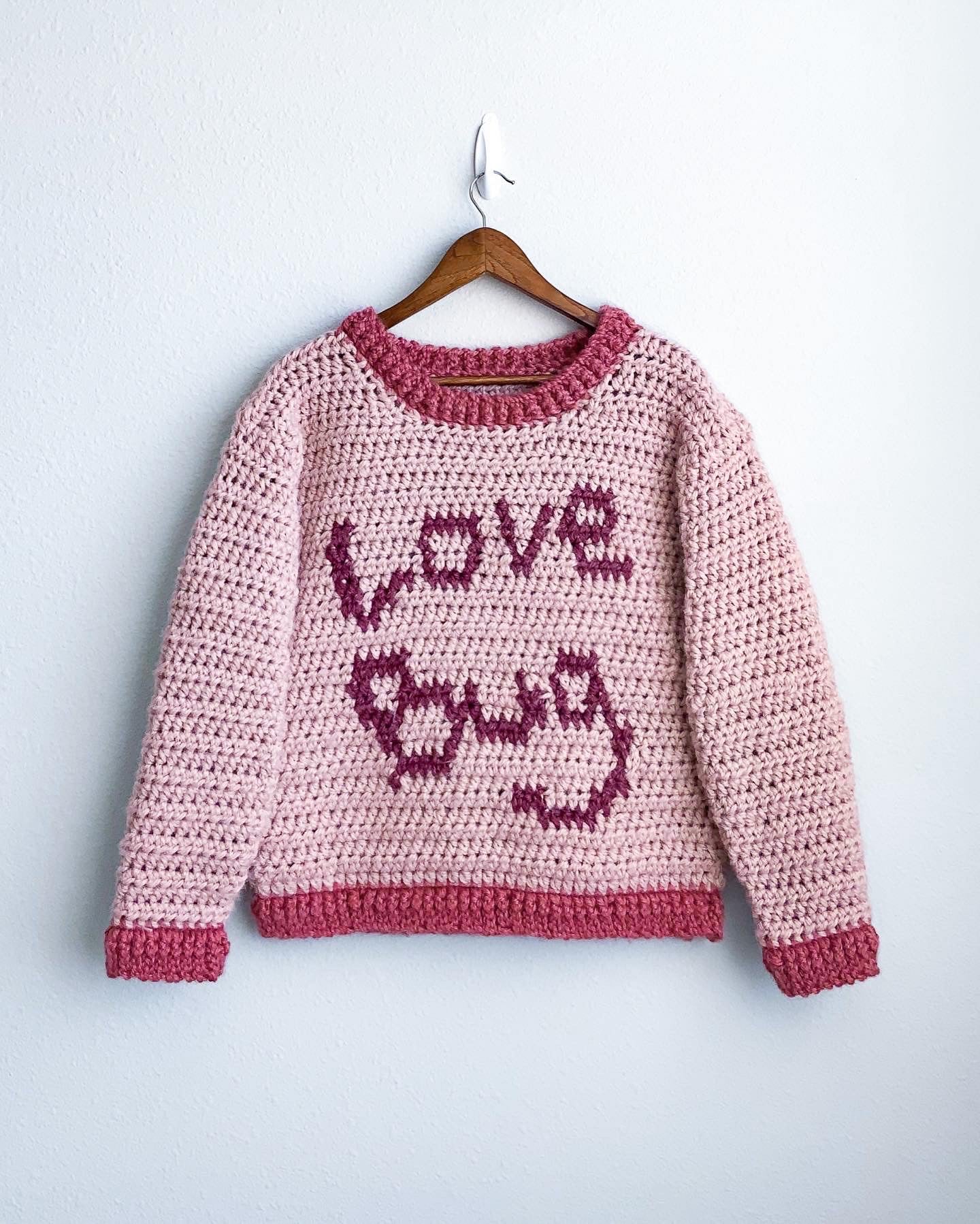 Love bug sweater pattern