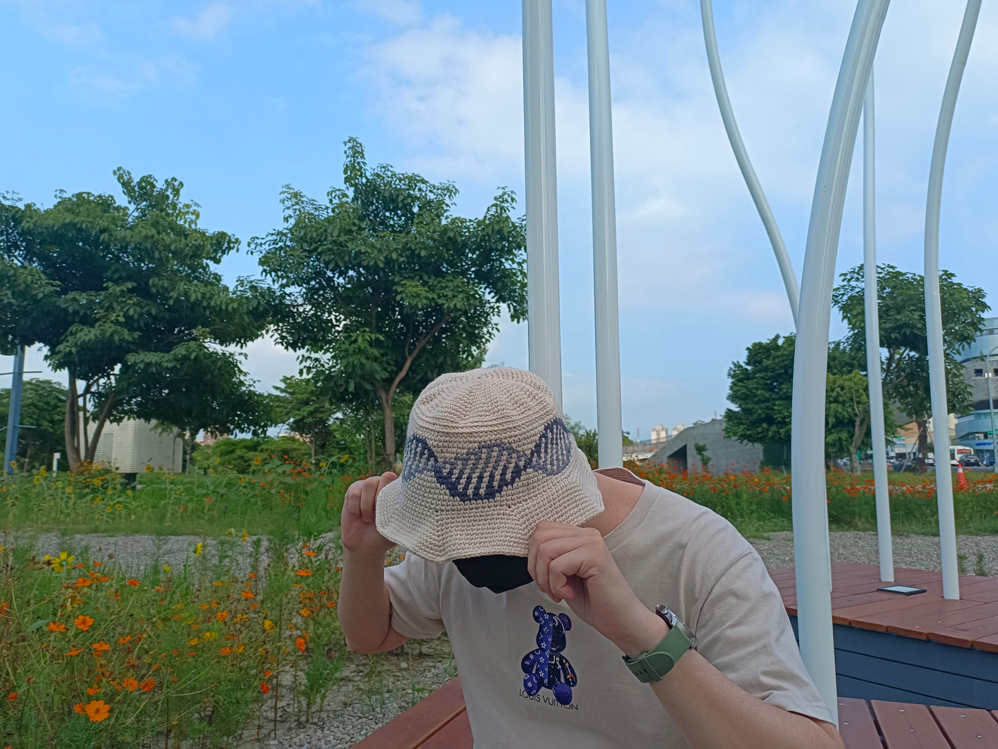 DNA bucket hat pattern