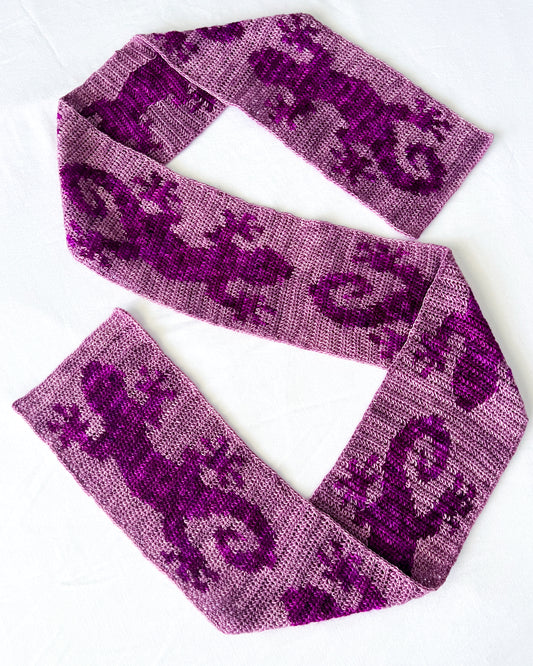 Gecko scarf Pattern