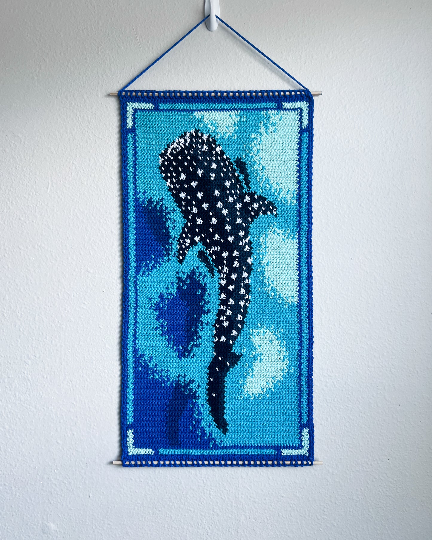 Whale Shark tapestry pattern