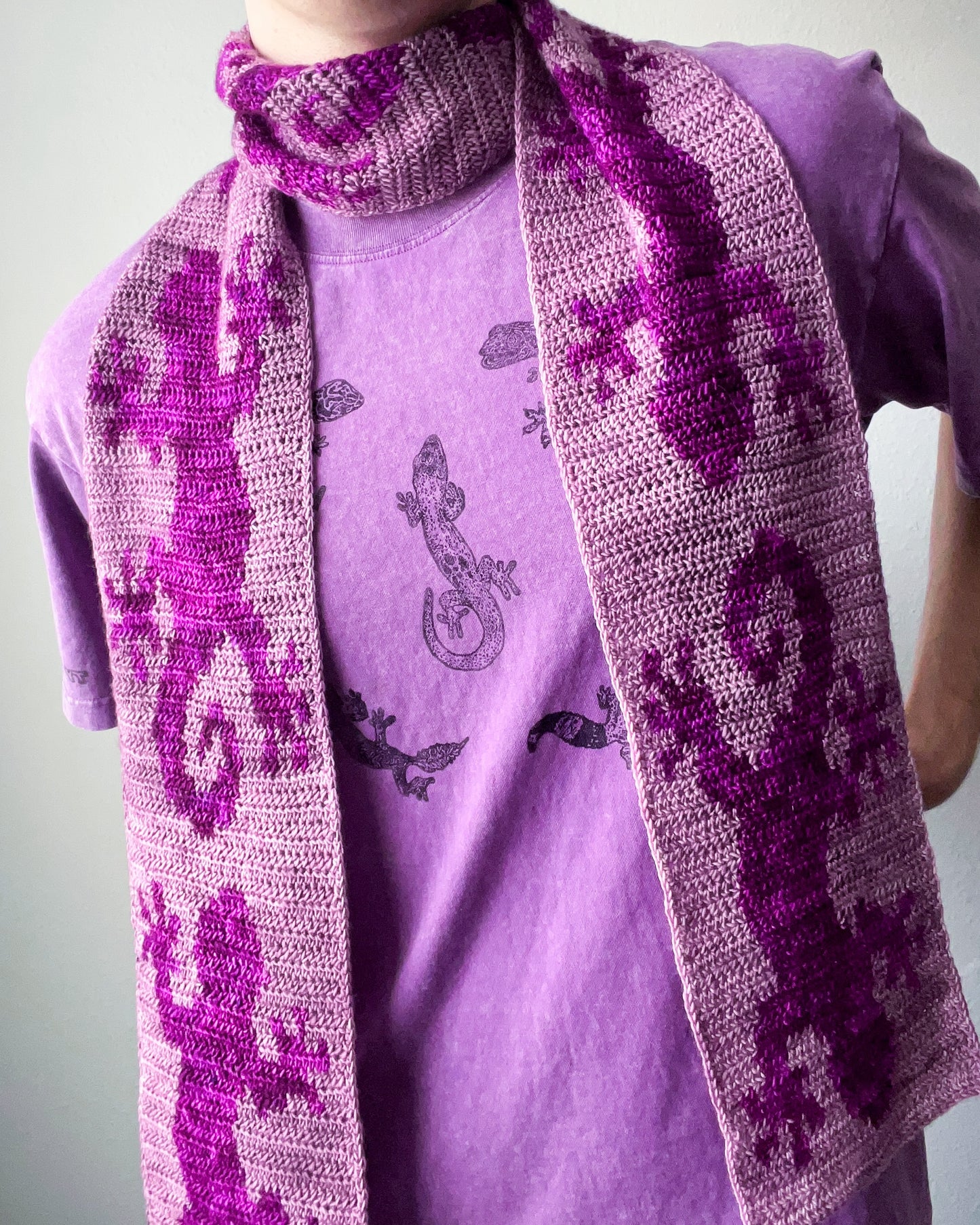 Gecko scarf Pattern