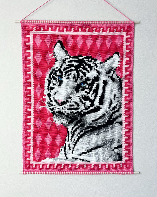 White Tiger tapestry