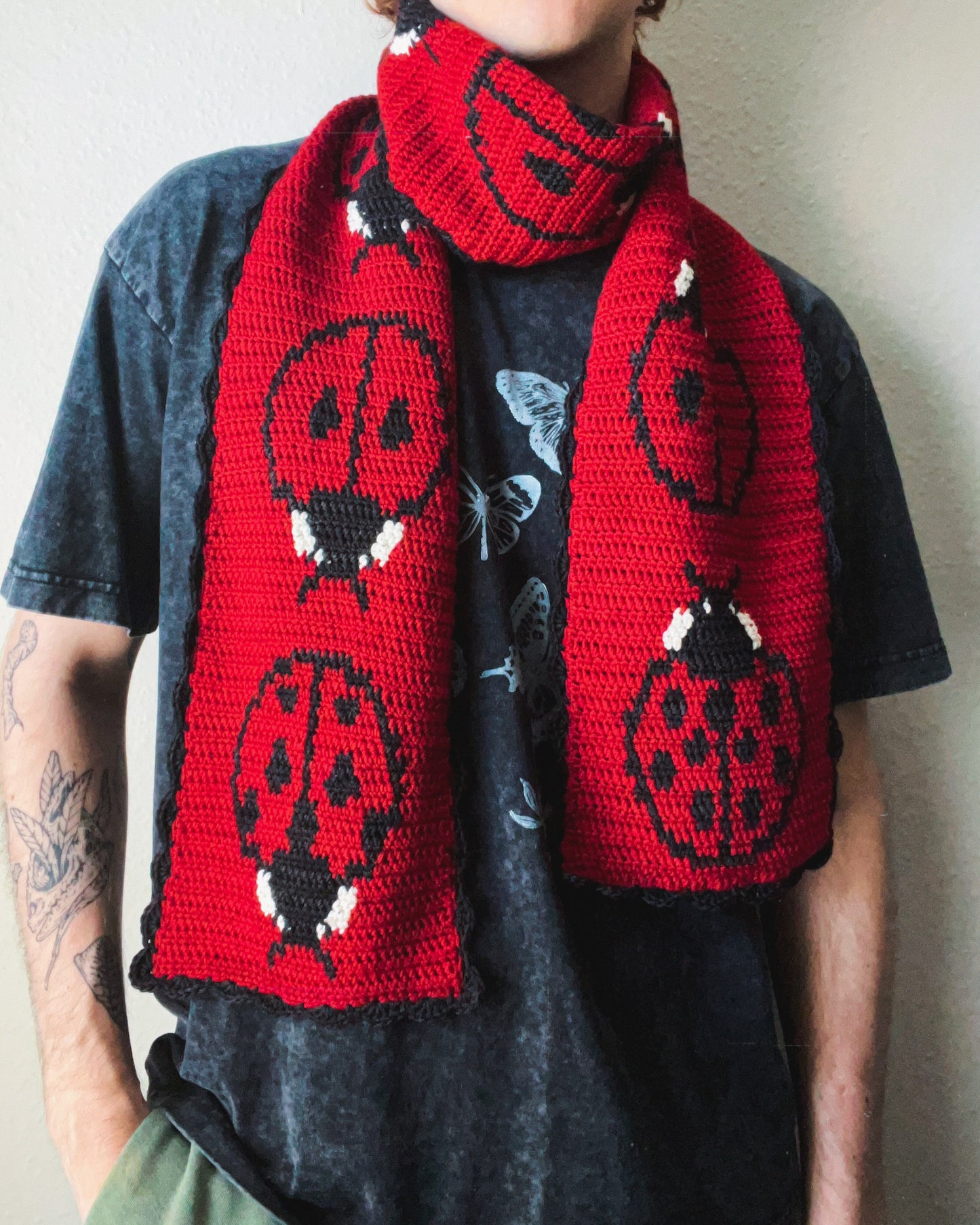 Ladybug Scarf