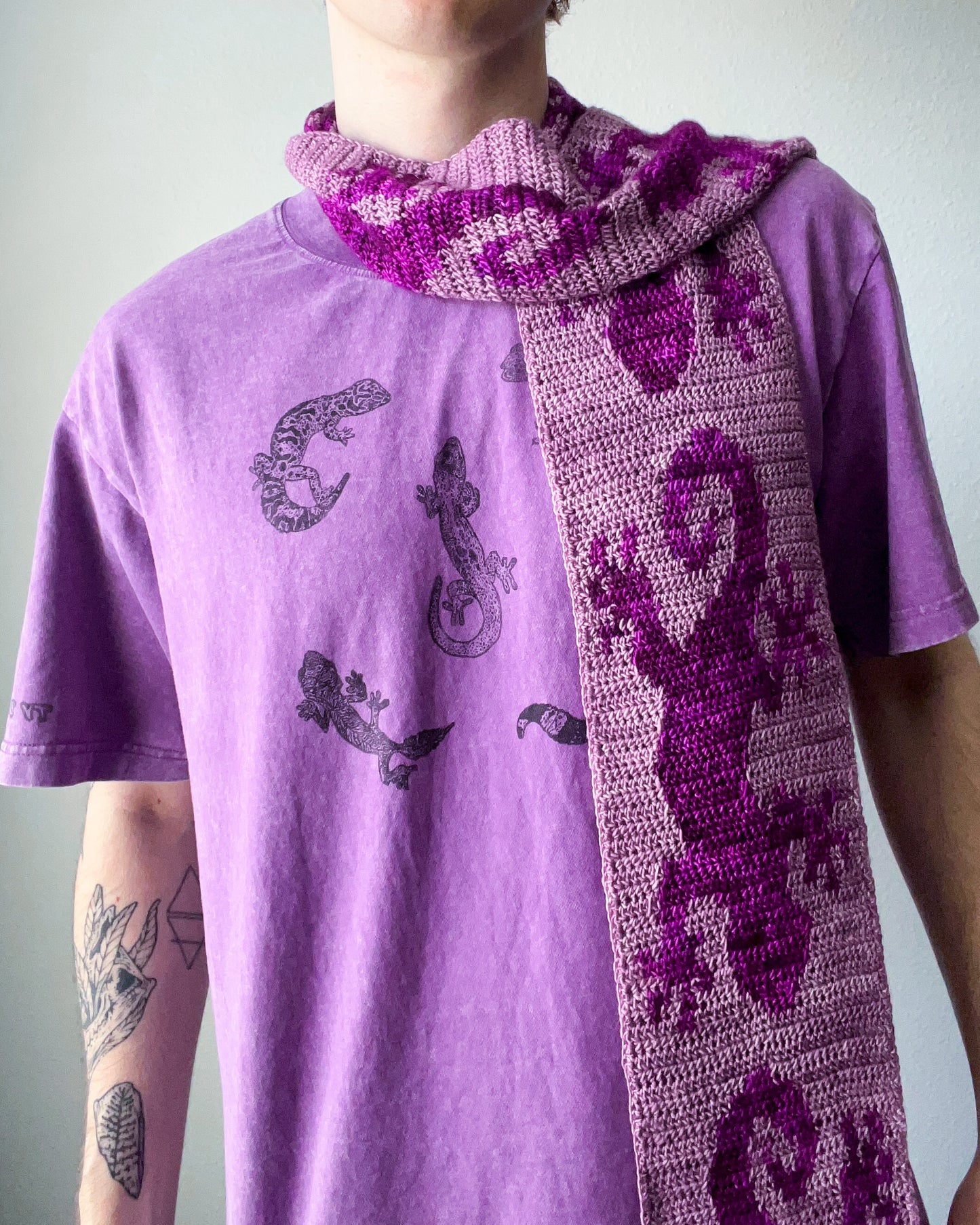 Gecko scarf Pattern