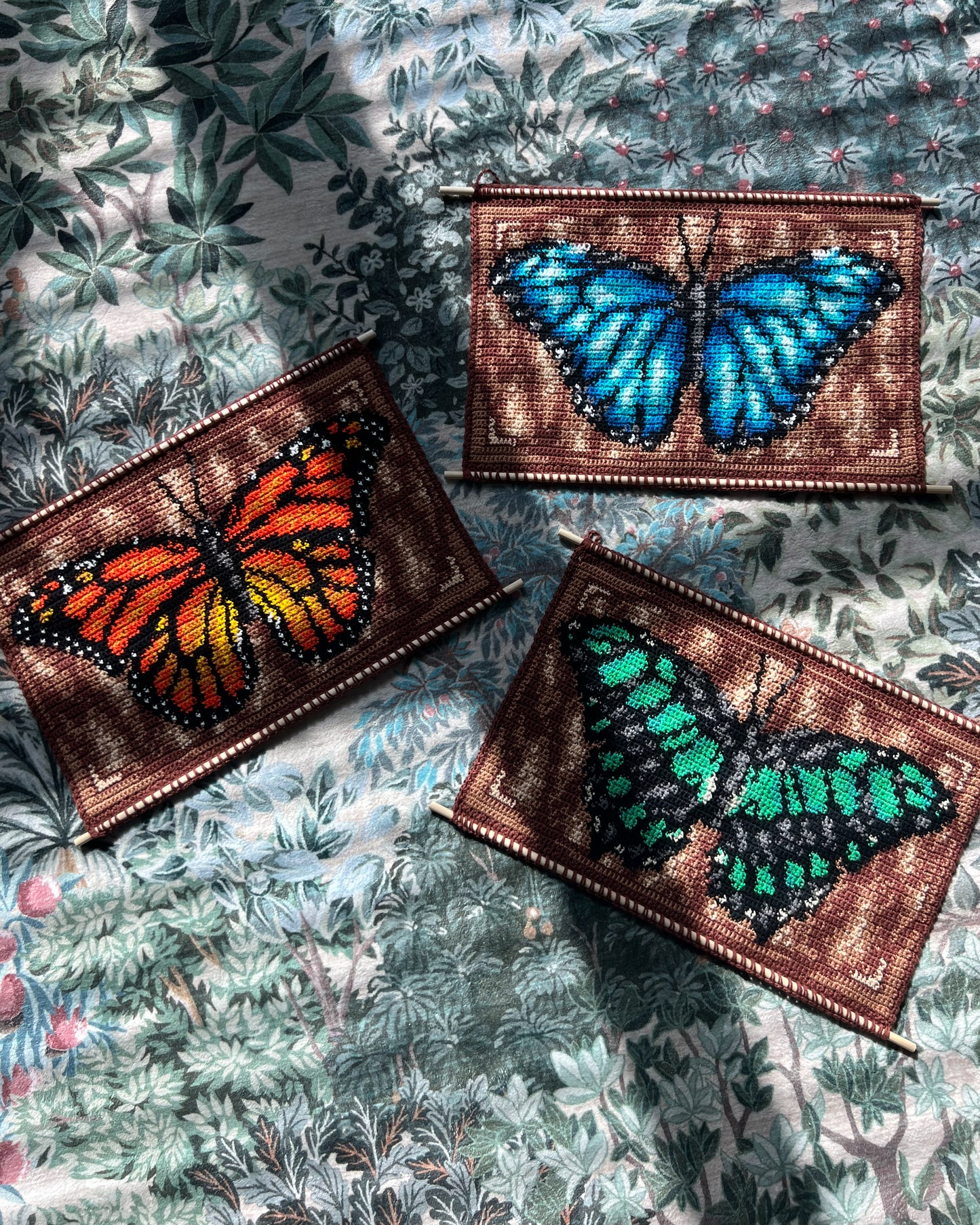 Butterflies Tapestry pattern