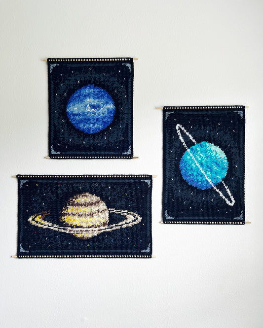 Planets tapestry pattern
