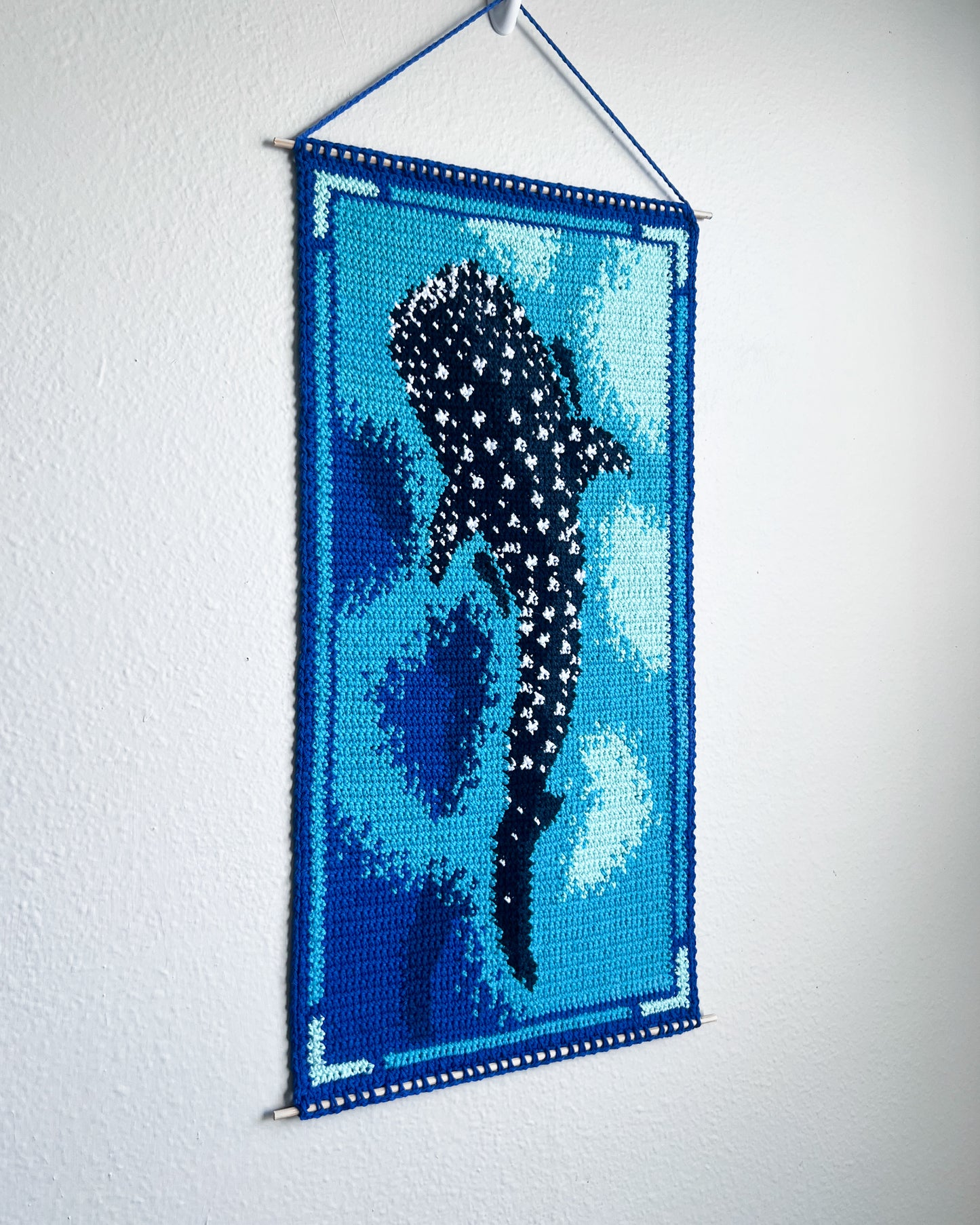 Whale Shark tapestry pattern