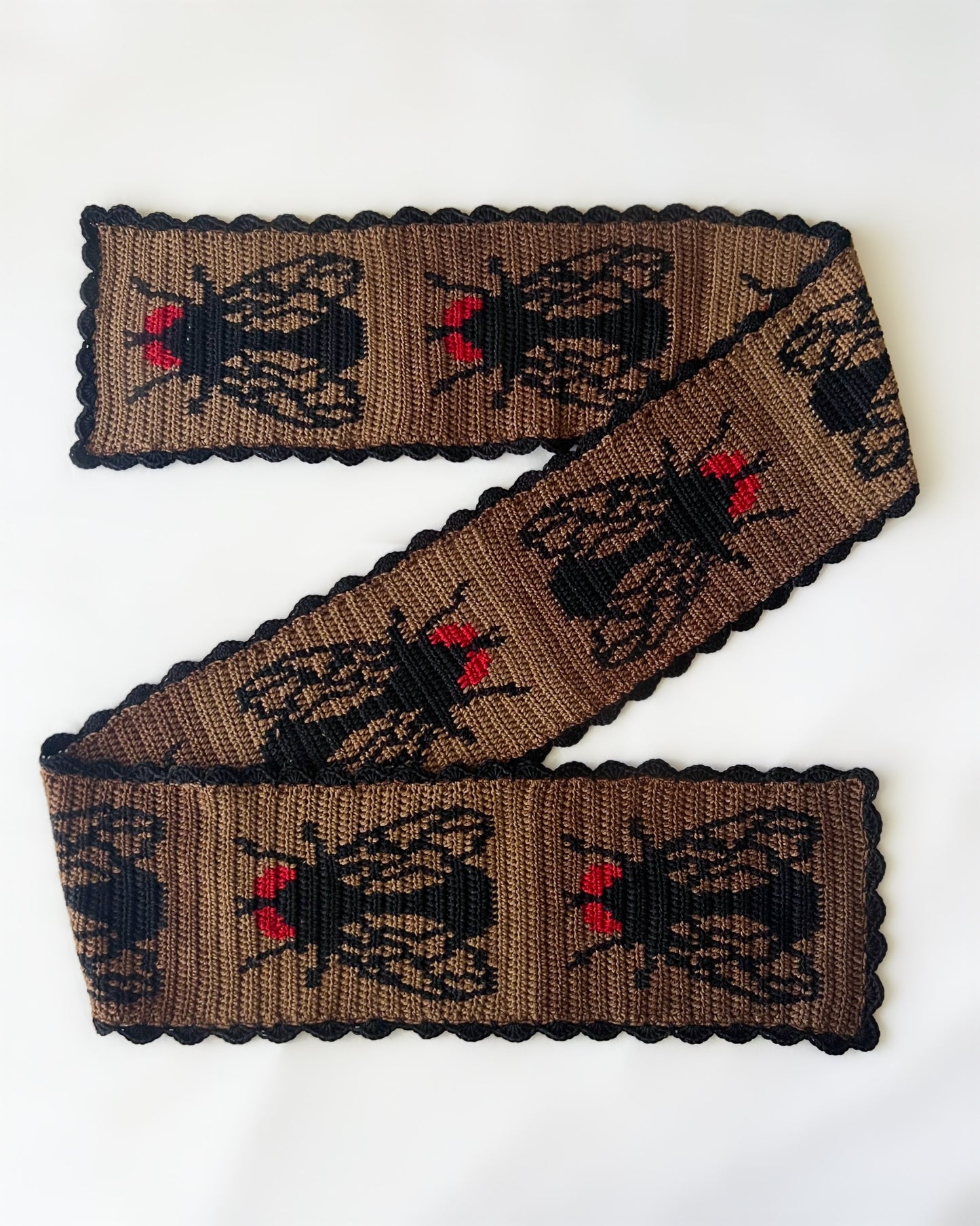 Fly Scarf pattern