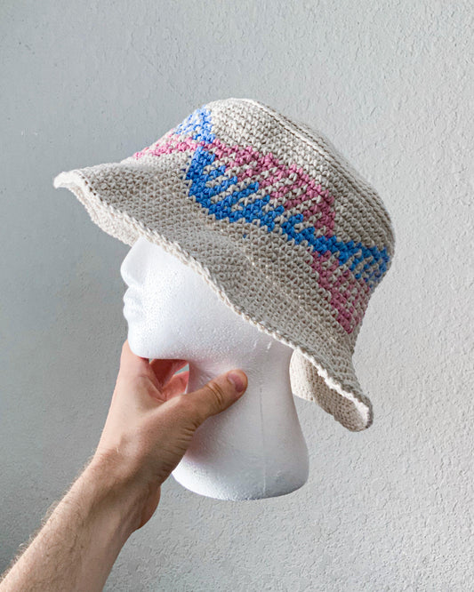 DNA bucket hat pattern