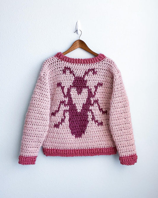 Love bug sweater pattern